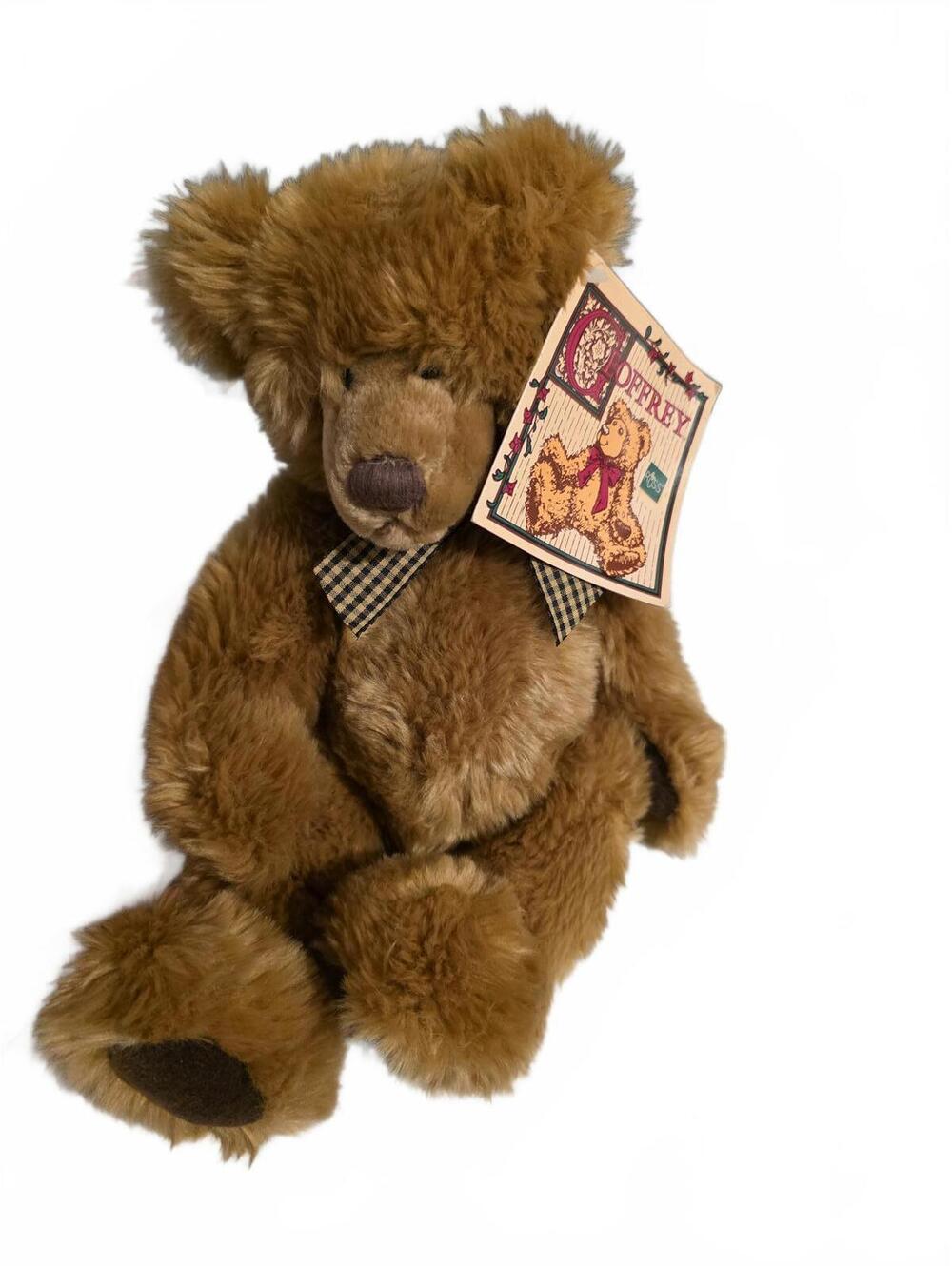 Vtg Geoffrey Plush Teddy Bear with Tag